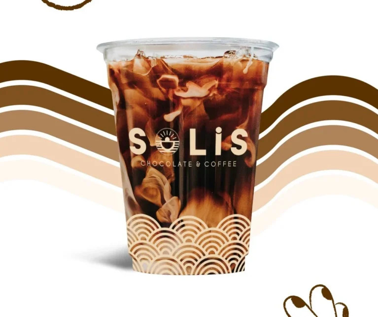 Solis Chocolate & Coffee buzlu kahve bardağı tasarımı